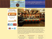 Tablet Screenshot of manhattandiner.net